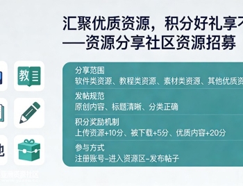 社区资源招募