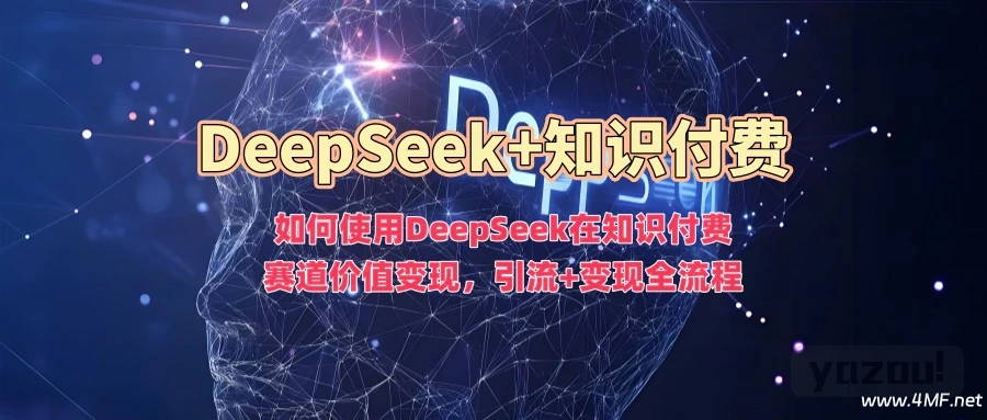 使用DeepSeek在知识付费赛道价值变现，引流+变现全流程