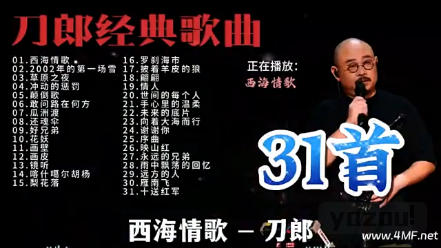 刀郎经典歌曲 2024 最火歌曲