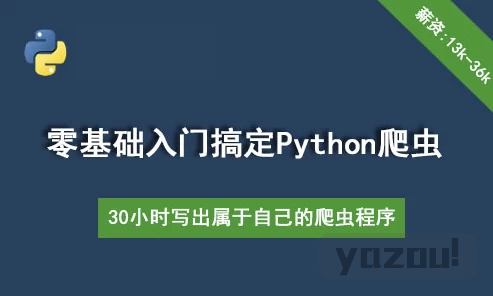 【学编程】30个小时搞定Python网络爬虫（全套详细版）