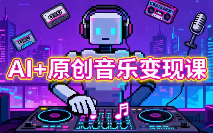 AI+原创音乐变现课，从创作到收益的完整指南