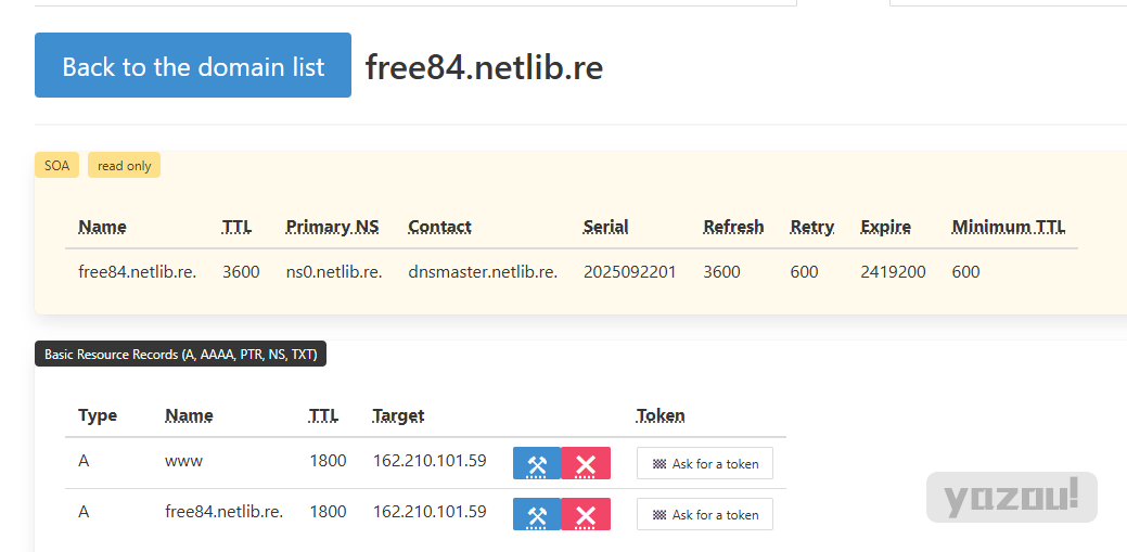 更新：NetLib.re 免费二级域名，已支持加入CF管理
