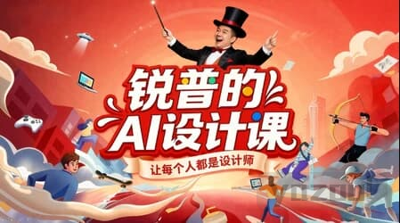 锐普的AI设计实战课，让每个人都是设计师