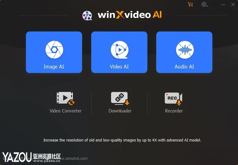 AI视频编辑软件 | Winxvideo AI v4.9.0410 中文绿色便携版