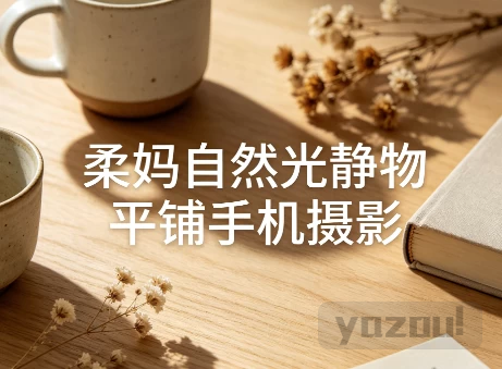 【摄影教学】柔妈自然光静物平铺手机摄影